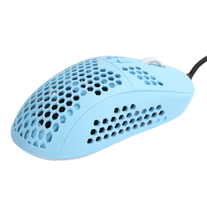 Wire Mouse Hollow Design DPI Adjustable RGB Lighting Effect Laptop