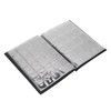 Coin Collecting Holder Album 250 Pockets Transparent PVC Thick Waterproof