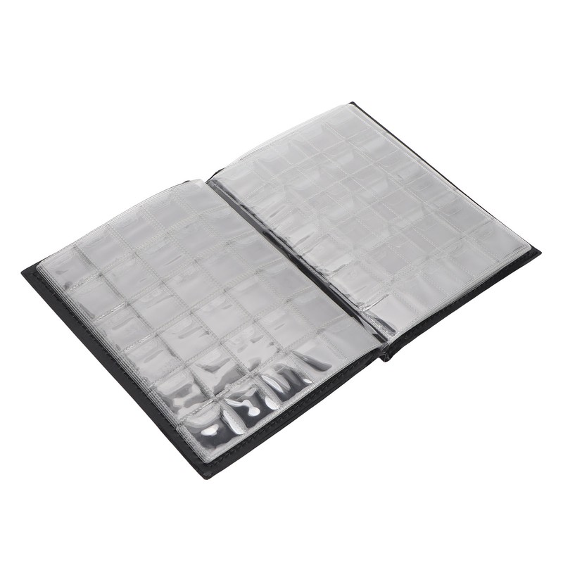 Coin Collecting Holder Album 250 Pockets Transparent PVC Thick Waterproof