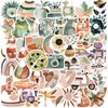 50 Pieces Bohemian Stickers Waterproof Vinyl Stickers Abstract Art Beautiful