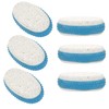 Iconikal 6-Pack Pumice Exfoliating Stone with Rubber Grip (Blue)