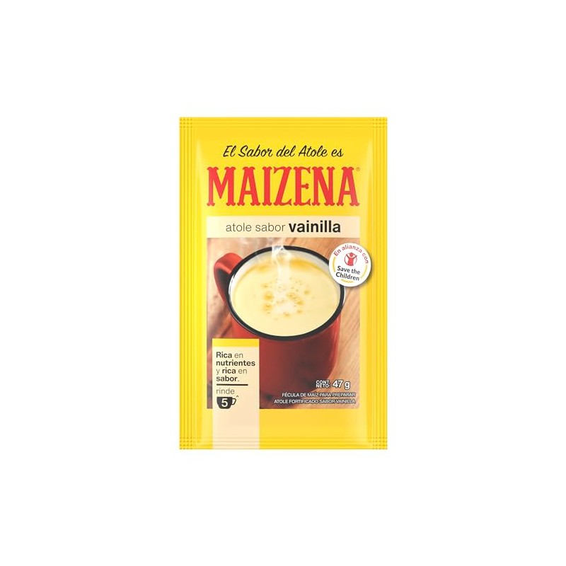 MAIZENA FECULA DE MAIZ ATOLE Sabor Vainilla 47g