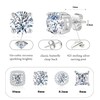 Geveay Mens Silver Earrings Hypoallergenic Sterling Silver Stud Earrings For
