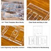 inBovoga 3 Pcs Router Templates for Woodworking, 4 * 3.92
