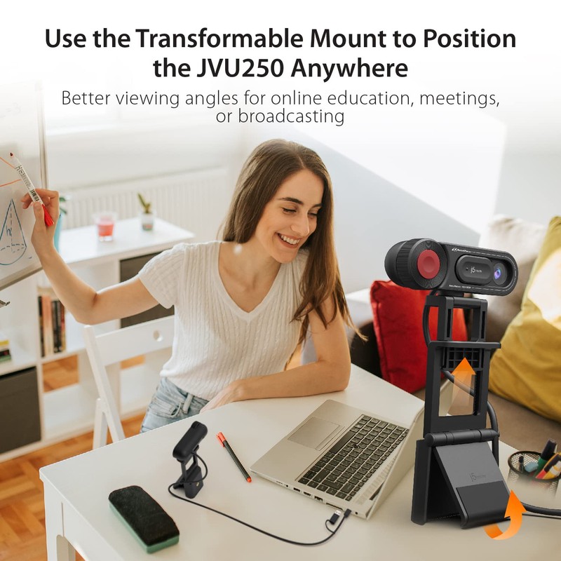 j5create 1080P Dual Mode Webcam & Document Camera with Automatic