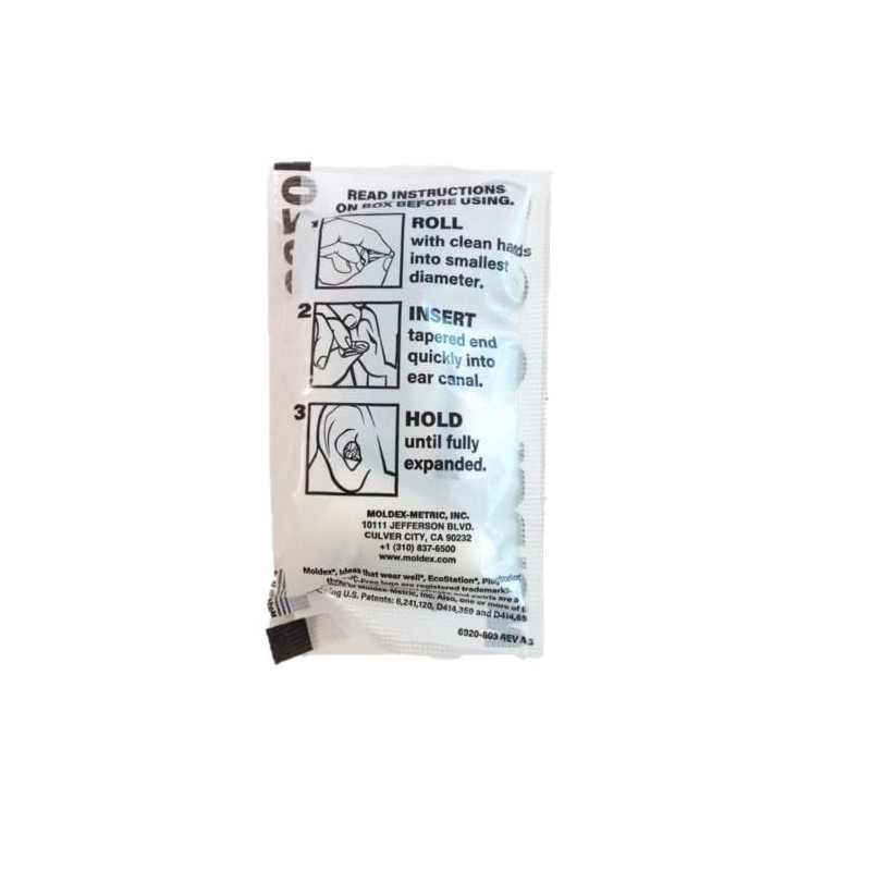 MOLDEX ZEBRAS 10 Pairs MolDEX Ear Plugs with 1 Genuine