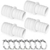 4pcs Pool Hose Connector, Hose Adapter for 32 mm to