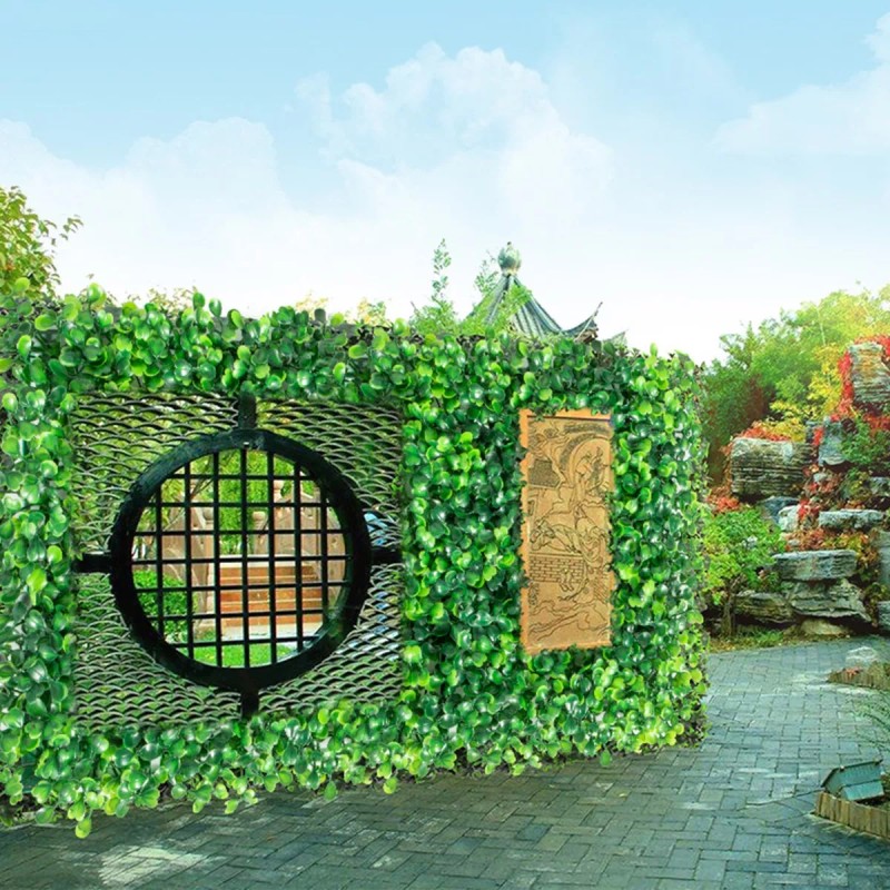 Vevor Muro Verde Follaje Artificial Sintético 4pzs 61x40,6cm