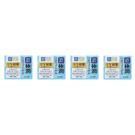 Hada Lab Gokujun UV White Gel (SPF 50+ PA++++), 3.2 oz (90 g) x 4 Packs
