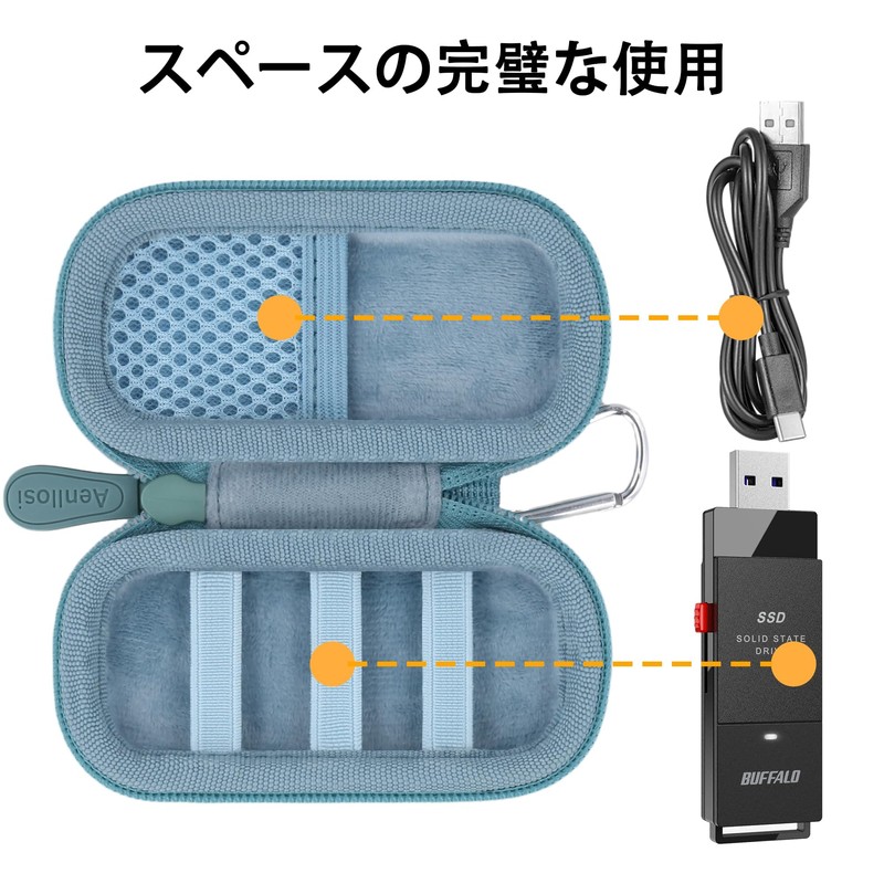 (Case Only) BUFFALO External 1.0TB SSD-PUT1.0U3-B/N SSD-PUT250U3-B/N SSD-PUT500U3-B/N Dedicated Storage