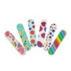 ZMOI (1 Dozen) Colorful Girly Mini Emery Board Nail Files