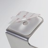Tiger Colar Shelf, Stainless Steel Polished, 18 x 5 x