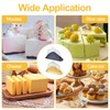 100 Pack Cake Slice Containers with Lids, Plastic Pie Container