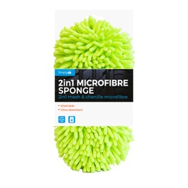 Simply CLE001 Car Home Wash and Dry 2 in 1 Microfibre Sponge