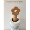 Kitchen Roll Holder, Wooden Paper Towel Holder Free Standing, Cute