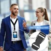 Zcgoingtech 2pzs Porta Credencial Gafete Retráctil Para Hombres Y Mujers