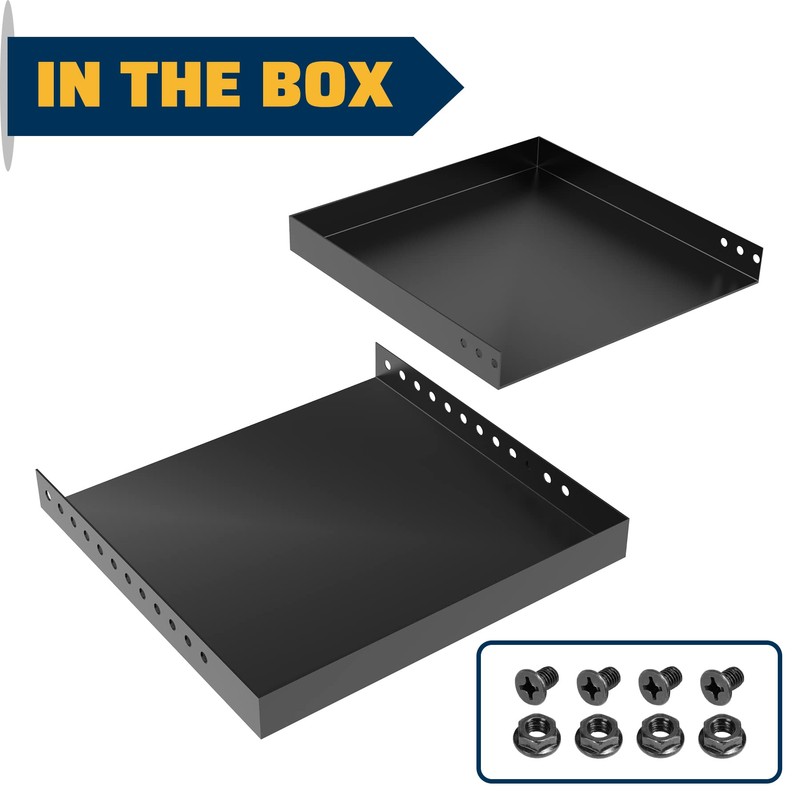 Pearwow Rectangle Fireplace Tray,Expandable Ash Pan for Collecting Ash,Galvanized Steel