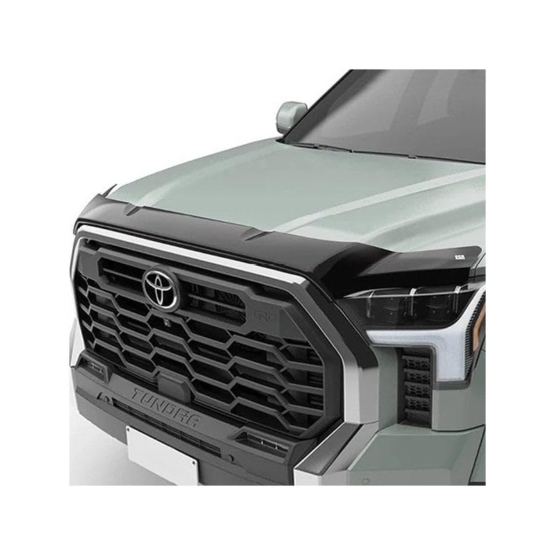 EGR 305401 SuperGuard Hood Guard Bug Deflector, Dark Smoke Finish,