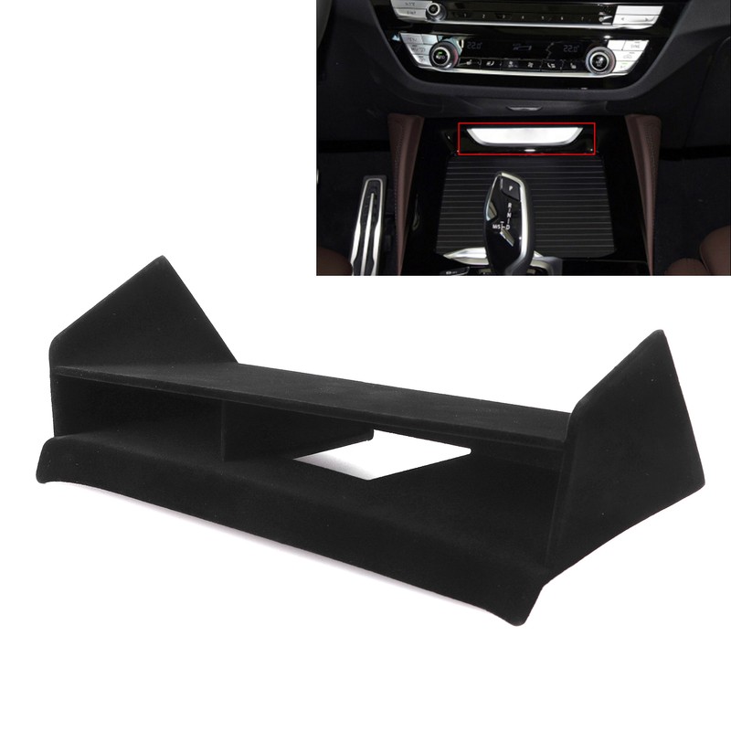 Center Console Storage Box Suede Organizer Case Tray Fit for