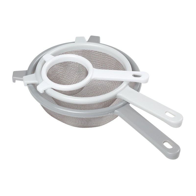 Tala 10A00444 Kitchen Set, Plastic Handle Straining Sieves Measuring 8cm,