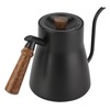 850ml Stainless Steel Drip Over Coffee Kettle Gooseneck with Wooden