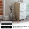 8 Pack Furniture Dolly for Moving, Mover Dolly with 5