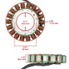 Celox Stator and Gasket for Suzuki VS1400GLP Boulevard S83 2005