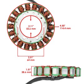 Celox Stator and Gasket for Suzuki VS1400GLP Boulevard S83 2005 2006 2007-2009 Magneto