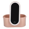 Makeup Case Rotatable Mirror Lid Dimmable LED Light Portable Cosmetic