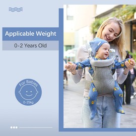 Aolso Baby Sling Wrap, Adjustable Baby Carrier, Breathable Baby Sling Carrier with Baby Bibs, Ergonomic Baby Wraps Carrier Newborn to Toddler, Newborn Sling - Baby Carrier (Dark Grey)