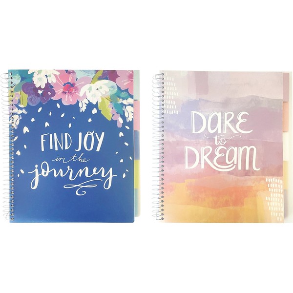 Carolina Pad, Llc 17504 Silver Lining Five-subject Spiral Notebook,