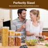 24pcs Sealed plastic food storage container set is suitable for
