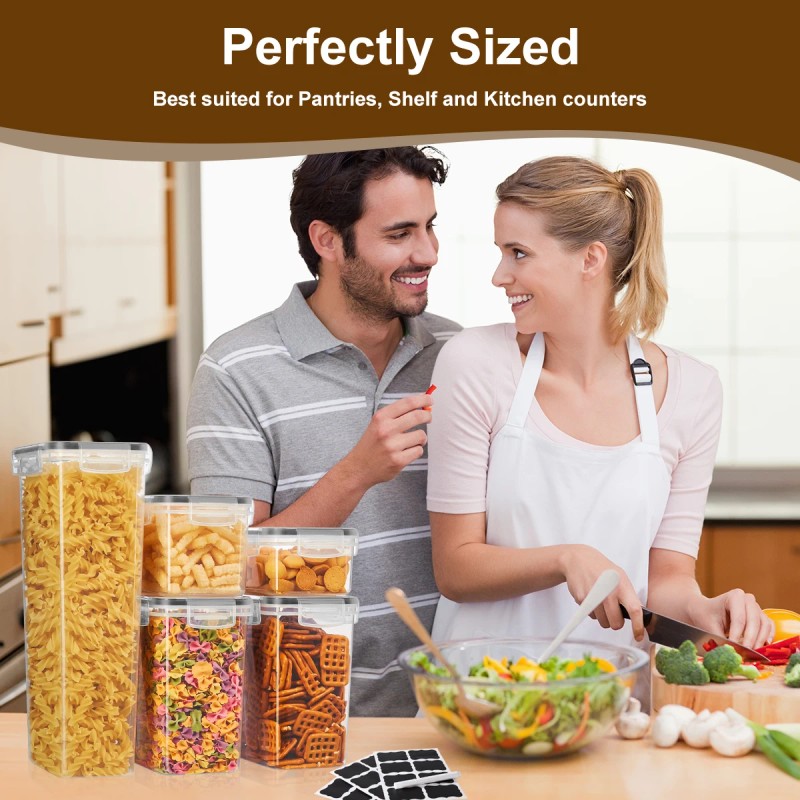 24pcs Sealed plastic food storage container set is suitable for