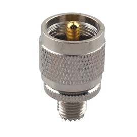 Futheda 2PCS Mini UHF Female to UHF Male PL259 SO239 Connector Mini UHF Female Plug to UHF Male Jack RF Coax Adapter Straight coaxial Converter for Coax Cable Antenna