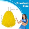 Lovecheer 24PCS Blue and Yellow Pom Poms Cheerleading Plastic Cheer