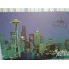 NEW BEAUTIFUL POST CARD EVENING @ SEATTLE WA THE HEART