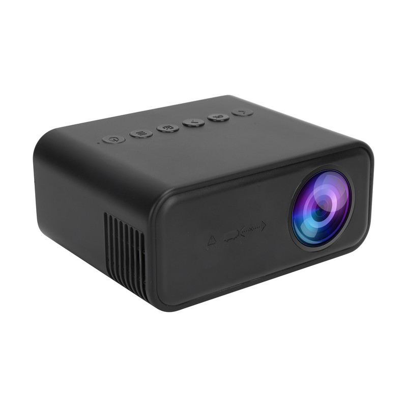 YT500 Mini Projector Portable Movie Projector with Audio and Video/USB/Memory