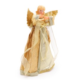 Christmas Concepts® 30cm (12") Traditional Tree Top Angel - Christmas Tree Topper Decoration - Gold Or Silver (Gold)
