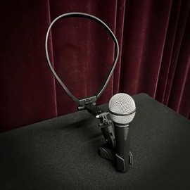 SUMAG Professional Neck Microphone Holder Magic Tricks Adjustable for Professional Magicians Accessories Stage Illusions Gimmicks Props