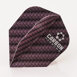 9 x HARROWS DARTS FLIGHTS CARBON STANDARD PURPLE (3 sets)