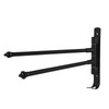 Stainless Steel Swivel Towel Hanger Holder Black Rotating Movable Towel