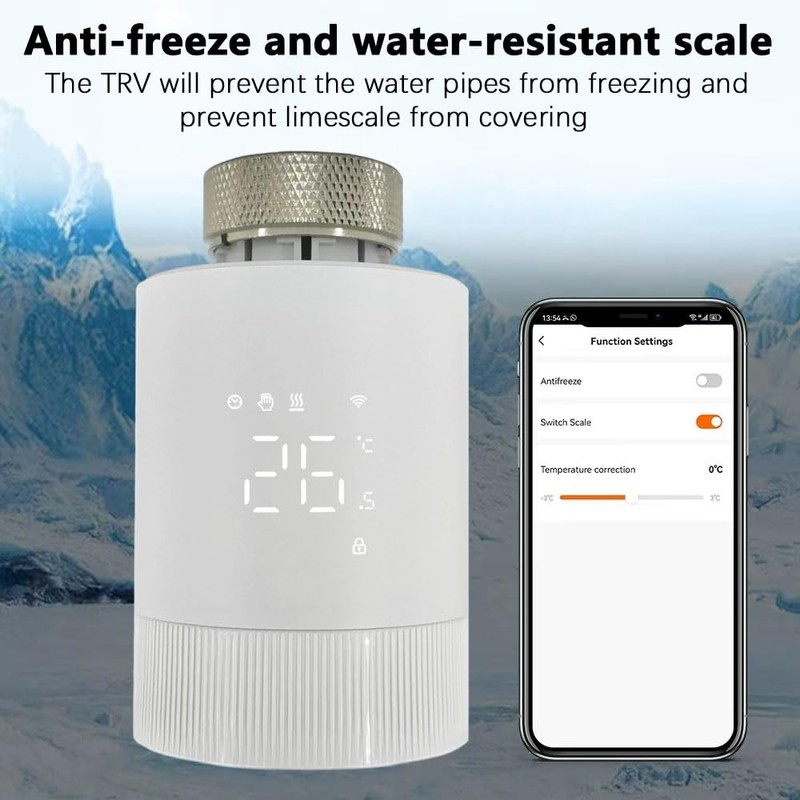 RKHK TR-M3Z-WIFI Temperature Control Valve WiFi Add-on Compatible with Alexa,