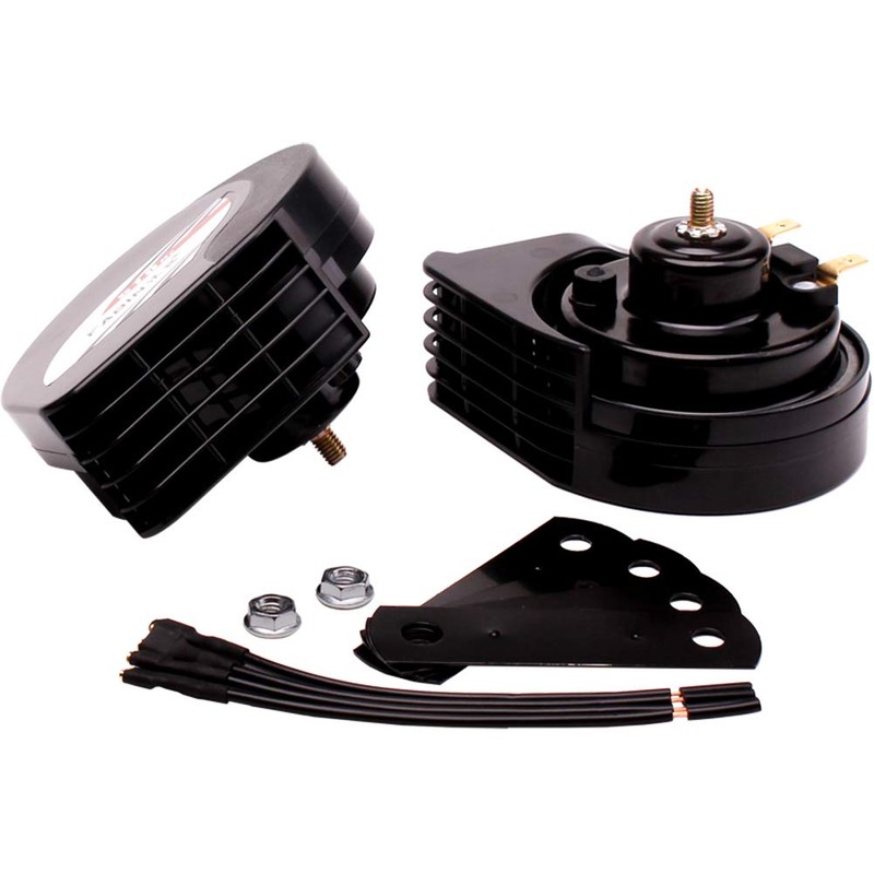FARBIN Compact Horn 12V Waterproof Car Horns Loud Dual-Tone Electric