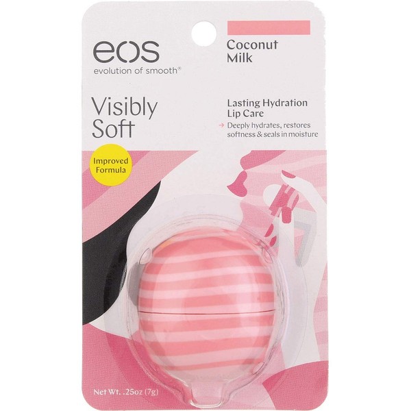 EOS Super Soft Shea Lip Balm, Coconut Milk 0.25 oz (Pack of 11)