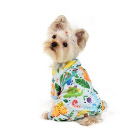Dog Pajamas Dog Soft Dog Jammies Pet Dog Clothes, Lightweight (Baby Blue, XL)