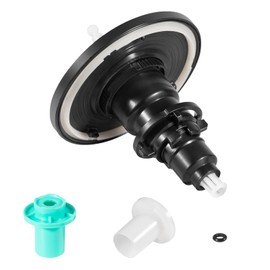 EBV-1020-A Flex-Tube Diaphragm Assembly for Sloan ECOS/G2/Optima Plus/Solis 1.6 & 3.5 GPF Urinal Flushometers, Dual Filter Water Closet Electronic Diaphragm Assembly Replace for #3325001