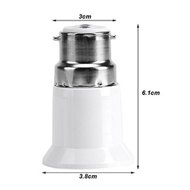 B22 Male to E27 Female Socket Base Bulb Adapter Converter Lamp Holders 5pcs