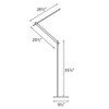 Modern Forms FL-1050-BK Balance Floor Lamp, One Size, Black