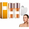 2Pcs Crema Contorno De Ojos Y Herramienta Facial GuaSha