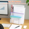 A4 Plastic Zip Wallets - 12PCS A4 Zip Lock Bags,
